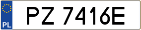 Truck License Plate